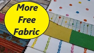 More free fabric. Sew to Sell furnishing fabric swatch samples to make hundreds of bags purses totes