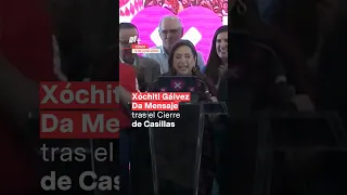 Xóchitl Gálvez da mensaje tras el cierre de casillas - N+ #Shorts