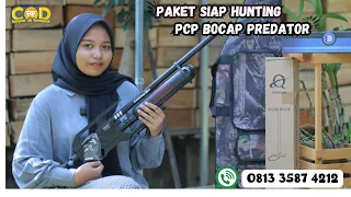 [PROMO TURUN HARGA PAKET SIAP BERBURU] SENAPAN ANGIN PCP BOCAP PREDATOR 500CC