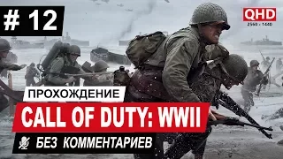 [2K] Call of Duty: WWII | Прохождение — ЧАСТЬ 12 (Рейн + Пролог) [60 FPS]