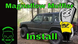 Magnaflow muffler install on a 1998 Jeep Cherokee XJ