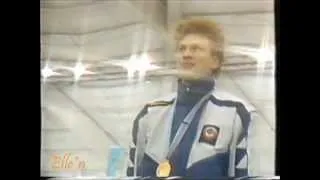 Winter Olympic Games Calgary 1988 - 1000 m 1. Gulyayev 2. Mey 3. Zhelezovskiy