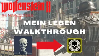 Wolfenstein 2 - Mein Leben - Full Walkthrough (100% Repeatable, No Glitches, No Commentary, 1080p)