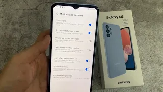 Samsung Galaxy A13: How to Turn "Lift to Wake" & "Double Tap to Turn On Screen" Feature On & Off