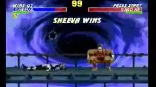 Ultimate Mortal Kombat with Sheeva on Sega Gopher