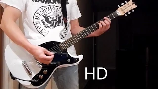 Ramones – Do You Remember Rock 'n' Roll Radio (Guitar Cover), Barre Chords, Downstroking