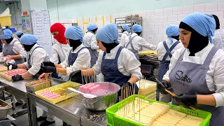 CENTRAL ASIAN Largest Dessert FACTORY - SAFIA. 4000 kg of CREAM per Day . Colorful and Pretty