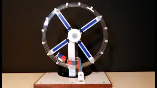 Perpetual Ferris wheel, pick and place mechanism, overbalanced wheel