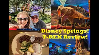 Disney Springs T-REX Review!  World of Disney! Uniqlo Sale!