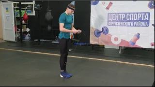 Петербуржец Алексей Коломин установил мировой рекорд по двойным прыжкам на скакалке
