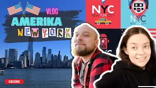 VLOGAS | 🇺🇸 Labas AMERIKA🗽🌆 | New York 1 dalis