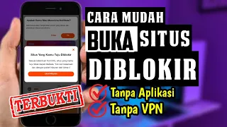 SITUS DIBLOKIR? Cara mudah membuka situs yang di blokir tanpa VPN