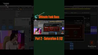 Getting that tight, funk bass tone doesn’t have to be so hard! 🎸 Step 2: Saturation & EQ! #mixing