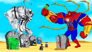 Team HULK, SUPER MAN, BATMAN, ANTI-VENOM vs IRON SPIDERMAN :Who Is The King Of Super Heroes? - FUNNY