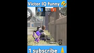 VICTOR IQ FUNNY🤣BGMI FUNNY STUTAS🤣#viral #shortsfeed #funlixpubg #amopji #ytshorts#pubgmobile #bgmi