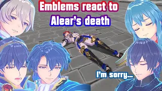 Every Emblem ring reacting to Alear falling in battle