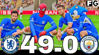 FIFA 24 | SPIDERMAN, RONALDO, MESSI, BATMAN AND ALLSTARS | CHELSEA 49 - 0 MANCHESTER CITY