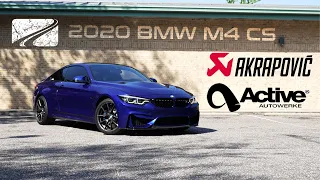 2020 BMW M4 CS | Active Autowerke Mid Pipe And Akrapovic Exhaust Install And Sound