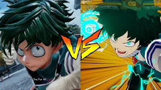 Jump Force VS My Hero: One’s Justice 2 -Skills Awakening & Ultimate Attack Comparison
