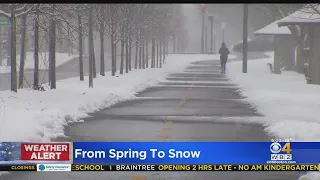 New England Weather Whiplash: From Record Warmth To Frigid Temps And Snow