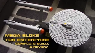 MEGA BLOKS TOS Enterprise - Complete Build, and Review