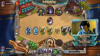 Hearthstone : The Witchwood ; Odd Paladin Deck 100% WINRATE