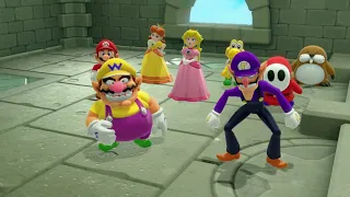 Super Mario Party minigame: Half the Battle 60fps