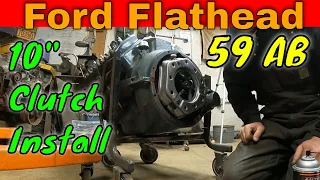 Ford Flathead Clutch Install:  59 AB 239 with a 1939 Box in a 1937 Ford