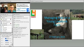 Managing Risk on a Young Livestock Farm - Farminar