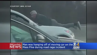 Man Clings To Hood During Mass Pike Road Rage