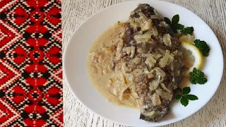КАРАСІ У СМЕТАНІ З ВИНОМ / старовинна козацька страва