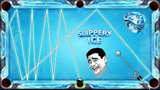 Slippery ice Table 😂 Wonderland Cue Level Max New Ring 8 ball pool