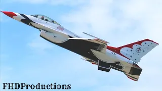 USAF Thunderbirds Demo,  Cleveland National Airshow 2023