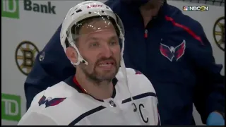 Ovechkin Snaps at teammates after OT Loss to Bruins Game 3