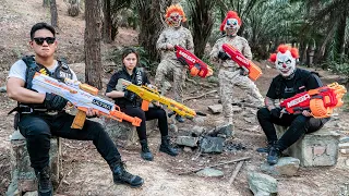 LTT Films : S.E.A.L X Warrrior Nerf Guns Warriors Fight Crime Group Rocket Mask Brutal Revenge