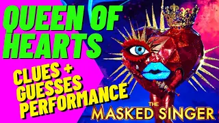 Queen of Hearts Performance, Clues and Guesses - Masked Singer - Finale