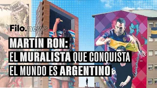 MARTÍN RON: el artista argentino que pintó el MURAL MÁS GRANDE de Latinoamérica