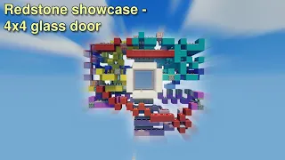 seamless 4x4 glass door [MCJV 1.19.3]