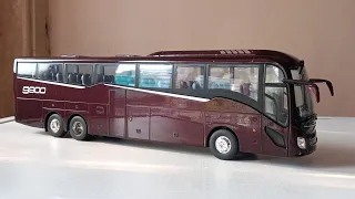 First Time From India!!!  Review of Volvo 9900 Multi Axle bus in 1:43 scale by Eligor