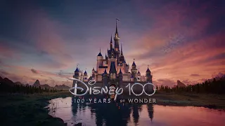 Walt Disney Pictures (100 Years; with custom fanfare)