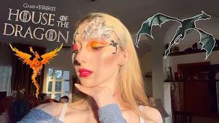 ⚔️ HOUSE OF THE DRAGON 🐉 halloween makeup tutorial 🎃 IDEAS 2022