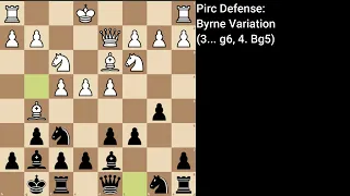 Pirc Defense: Byrne Variation (3... g6, 4. Bg5)