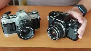 Battle of the Cheapies, Canon AE-1 vs Olympus OM-10