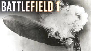 Battlefield 1 - Behemoth WW1 Zeppelin Crash HD (NO HUD)