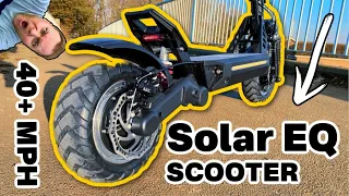 Solar EQ Electric Scooter, It's Ridiculous!