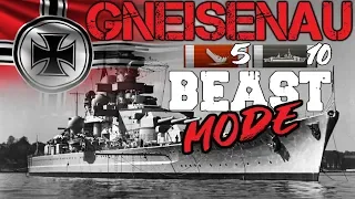 Beast Mode Gneisenau - World of Warships