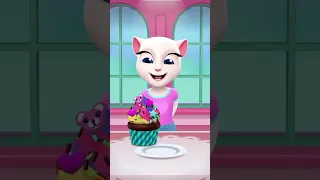 ❗Никогда НЕ ДАВАЙ ГОВОРЯЩЕЙ АНДЖЕЛЕ ОТРАВЛЕННЫЙ КЕКС! - Talking Angela #shorts❗