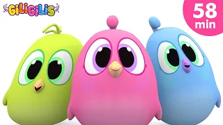 Five Little Birds | Top Best Animated Movies | Cartoons & Baby Songs