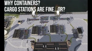 Why use containers instead of cargo stations? | QuickTips | Workers & Resources:Soviet Republic