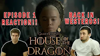 DRAGONS!! House of The Dragons Episode 1 REACTION!! (1X1 The Heirs of the Dragon)